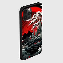 Чехол для iPhone 12 Pro Деревья Японии и природа, цвет: 3D-черный — фото 2