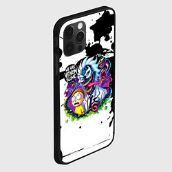 Чехол для iPhone 12 Pro Venom-Rick and Morty - blots, цвет: 3D-черный — фото 2