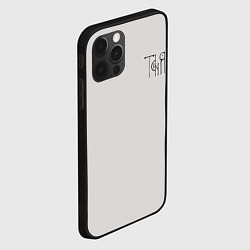 Чехол для iPhone 12 Pro Вязью Таня - чёрная надпись, цвет: 3D-черный — фото 2