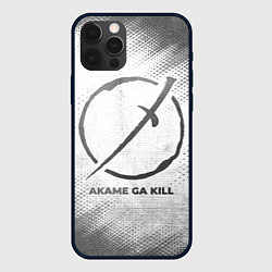 Чехол для iPhone 12 Pro Akame ga Kill - white gradient, цвет: 3D-черный