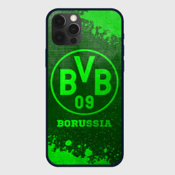 Чехол iPhone 12 Pro Borussia - green gradient