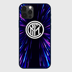 Чехол для iPhone 12 Pro Inter neon energy, цвет: 3D-черный