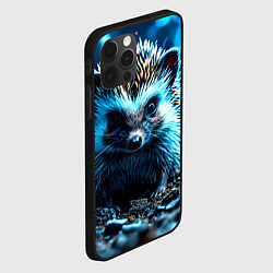 Чехол для iPhone 12 Pro Ежик в разрядах молний, цвет: 3D-черный — фото 2