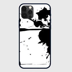 Чехол для iPhone 12 Pro Art blots - vanguard, цвет: 3D-черный