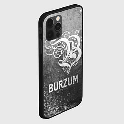 Чехол для iPhone 12 Pro Burzum - grey gradient, цвет: 3D-черный — фото 2