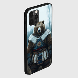 Чехол для iPhone 12 Pro Воин русский медведь, цвет: 3D-черный — фото 2