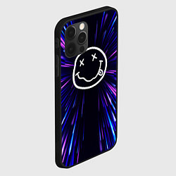 Чехол для iPhone 12 Pro Nirvana neon energy, цвет: 3D-черный — фото 2