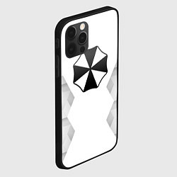 Чехол для iPhone 12 Pro Resident Evil white poly, цвет: 3D-черный — фото 2