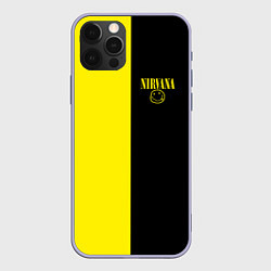 Чехол для iPhone 12 Pro Нирвана два цвета, цвет: 3D-светло-сиреневый