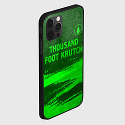 Чехол для iPhone 12 Pro Thousand Foot Krutch - green gradient посередине, цвет: 3D-черный — фото 2