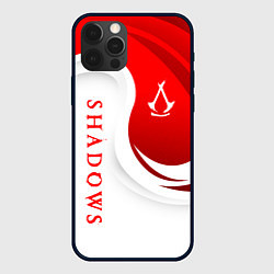 Чехол для iPhone 12 Pro Assassins creed - shadows, цвет: 3D-черный