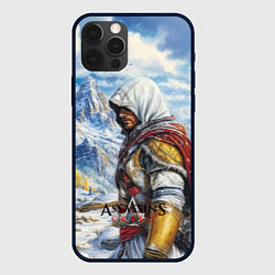 Чехол для iPhone 12 Pro Assassins Creed winter, цвет: 3D-черный