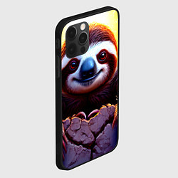 Чехол для iPhone 12 Pro Солнечный ленивец, цвет: 3D-черный — фото 2
