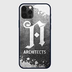 Чехол для iPhone 12 Pro Architects - grey gradient, цвет: 3D-черный