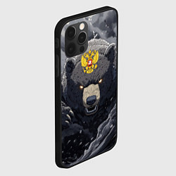 Чехол для iPhone 12 Pro Защитник славянских земель - медведь, цвет: 3D-черный — фото 2