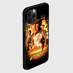 Чехол для iPhone 12 Pro Индиана Джонс: королевство хрустального черепа, цвет: 3D-черный — фото 2