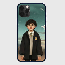 Чехол для iPhone 12 Pro Гарри Поттер и белая сова, цвет: 3D-черный