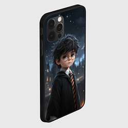 Чехол для iPhone 12 Pro Серьезный Гарри Поттер, цвет: 3D-черный — фото 2