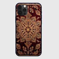 Чехол для iPhone 12 Pro Симметричный узор, цвет: 3D-черный