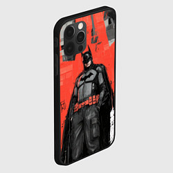 Чехол для iPhone 12 Pro Бэтмен граффити на стене, цвет: 3D-черный — фото 2