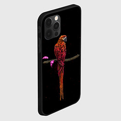Чехол для iPhone 12 Pro Попугай пирата, цвет: 3D-черный — фото 2