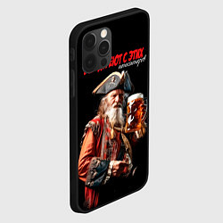 Чехол для iPhone 12 Pro Все дуреют с этих пенсионеров, цвет: 3D-черный — фото 2