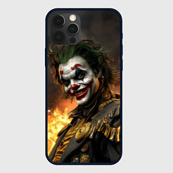 Чехол для iPhone 12 Pro Джокер в эпичном костюме, цвет: 3D-черный