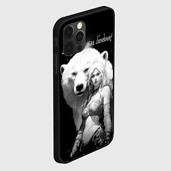 Чехол для iPhone 12 Pro Все дуреют с этих блондинок, цвет: 3D-черный — фото 2