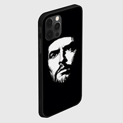 Чехол для iPhone 12 Pro Че Гевара тёмный фон, цвет: 3D-черный — фото 2
