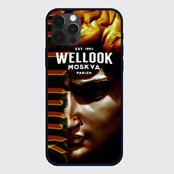 Чехол для iPhone 12 Pro Davids Face Look, цвет: 3D-черный