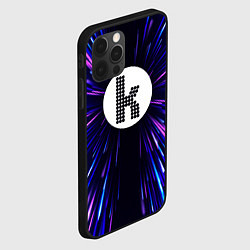 Чехол для iPhone 12 Pro The Killers neon energy, цвет: 3D-черный — фото 2