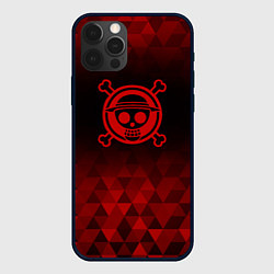 Чехол для iPhone 12 Pro One Piece red poly, цвет: 3D-черный