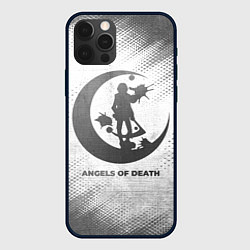 Чехол для iPhone 12 Pro Angels of Death - white gradient, цвет: 3D-черный