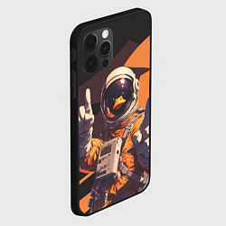 Чехол для iPhone 12 Pro Птичий астронавт, цвет: 3D-черный — фото 2