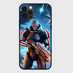 Чехол для iPhone 12 Pro Mass Effect - space fantasy, цвет: 3D-черный