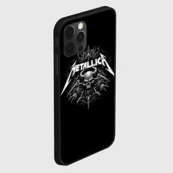 Чехол для iPhone 12 Pro The horned skull - Metallica, цвет: 3D-черный — фото 2