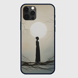 Чехол для iPhone 12 Pro Минималистичный сюрреализм, цвет: 3D-черный