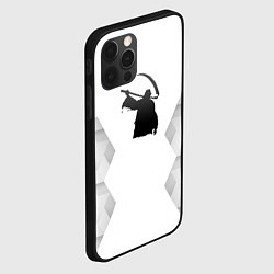 Чехол для iPhone 12 Pro Children of Bodom white poly, цвет: 3D-черный — фото 2
