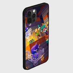 Чехол для iPhone 12 Pro Подземелье с мобами, цвет: 3D-черный — фото 2