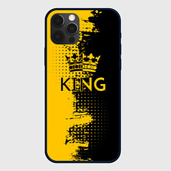 Чехол для iPhone 12 Pro Король, цвет: 3D-черный