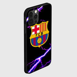 Чехол для iPhone 12 Pro Barcelona neon storm, цвет: 3D-черный — фото 2