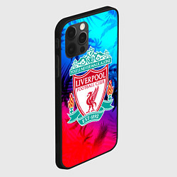 Чехол для iPhone 12 Pro Liverpool неоновые тропики, цвет: 3D-черный — фото 2