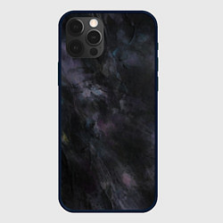 Чехол iPhone 12 Pro Абстракция - darkness - oil painting