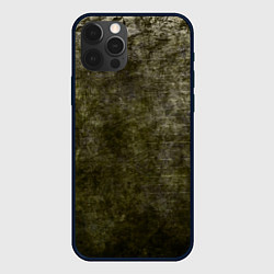 Чехол для iPhone 12 Pro Абстракция - a wall in greenish dirt, цвет: 3D-черный