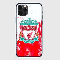Чехол iPhone 12 Pro Liverpool розовый огонь