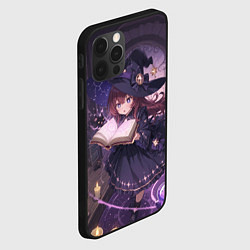 Чехол для iPhone 12 Pro Аниме Ведьма Читает Книгу Заклинаний, цвет: 3D-черный — фото 2