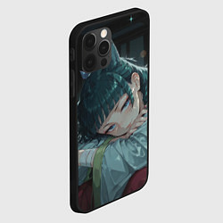 Чехол для iPhone 12 Pro Маомао с кошачьими ушками, цвет: 3D-черный — фото 2