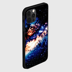 Чехол для iPhone 12 Pro Бесконечный космос и туманность, цвет: 3D-черный — фото 2