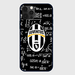Чехол для iPhone 12 Pro Ювентус физика символы, цвет: 3D-черный