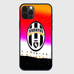 Чехол для iPhone 12 Pro Ювентус спорт люди, цвет: 3D-черный